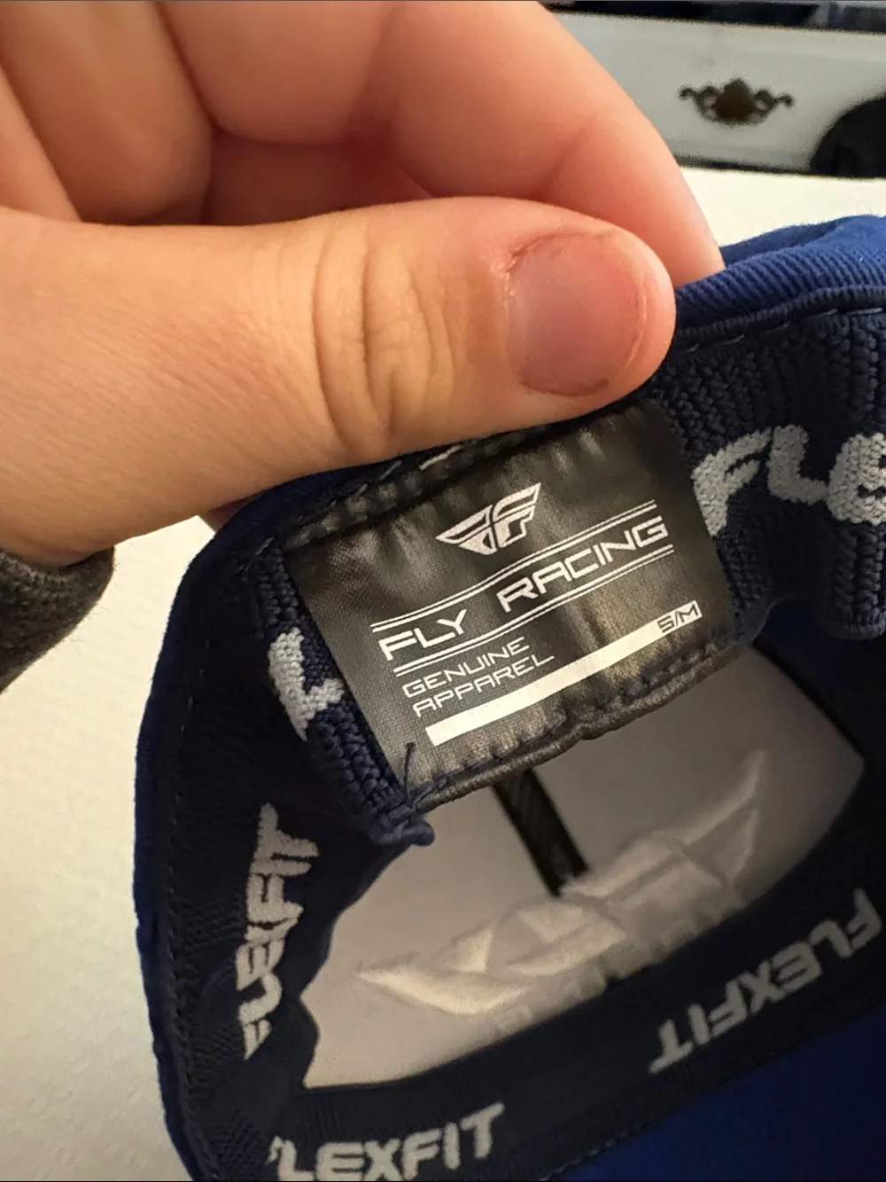 Fly racing blue cap curve small and medium brand new never worn